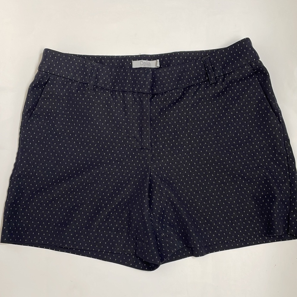 Dalia Navy Blue with Pattern Shorts Size 6
